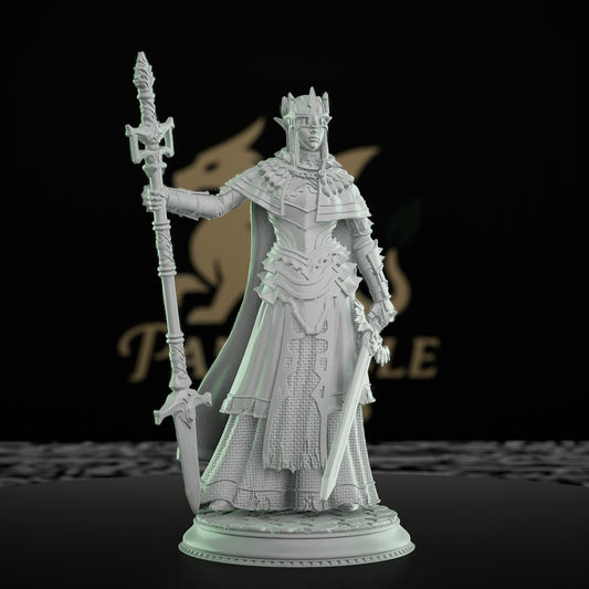 Female Cleric Paladin Warrior Miniature | Medium | DM Stash | D&D DnD Pathfinder Miniature