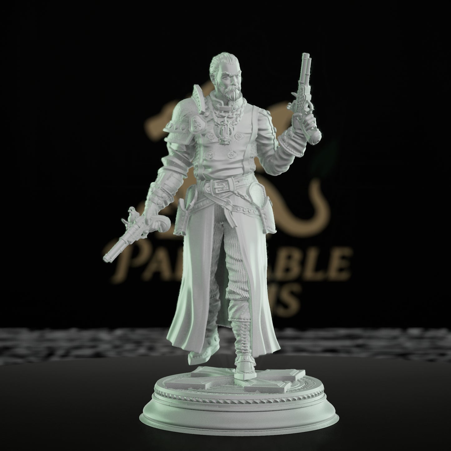 Inquisitor Cleric Hunter Pistol | Medium | DM Stash | D&D DnD Pathfinder Miniature