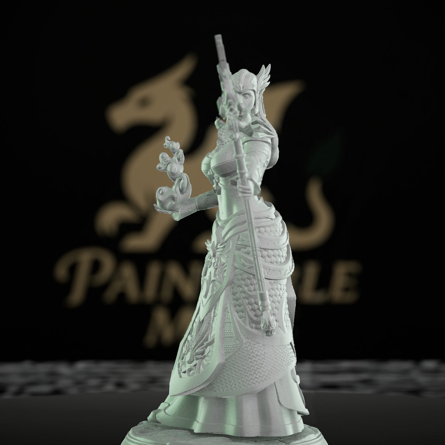 High Elf Sorcerer Spellcaster Miniature | Medium | DM Stash | D&D DnD Pathfinder Miniature