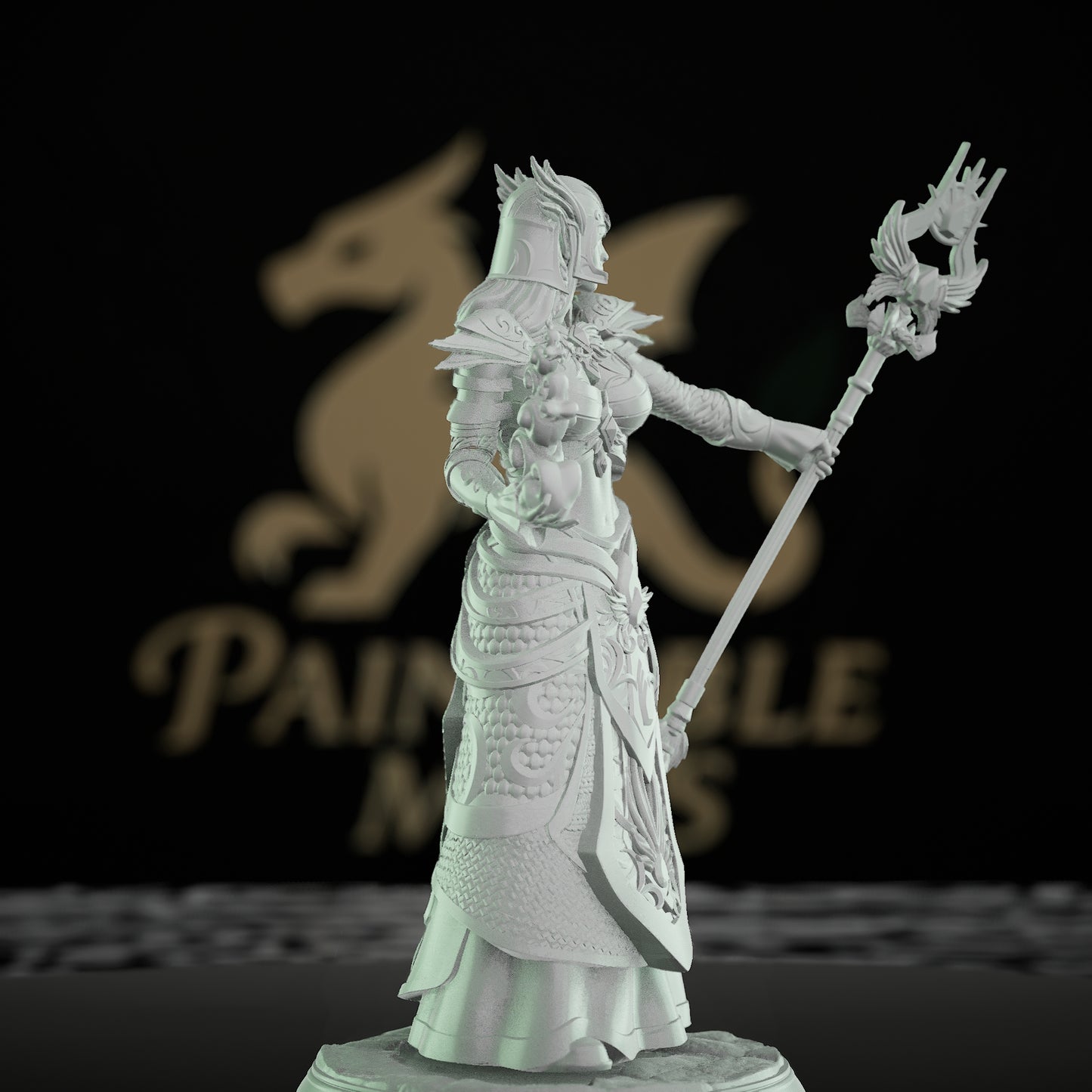 High Elf Sorcerer Spellcaster Miniature | Medium | DM Stash | D&D DnD Pathfinder Miniature