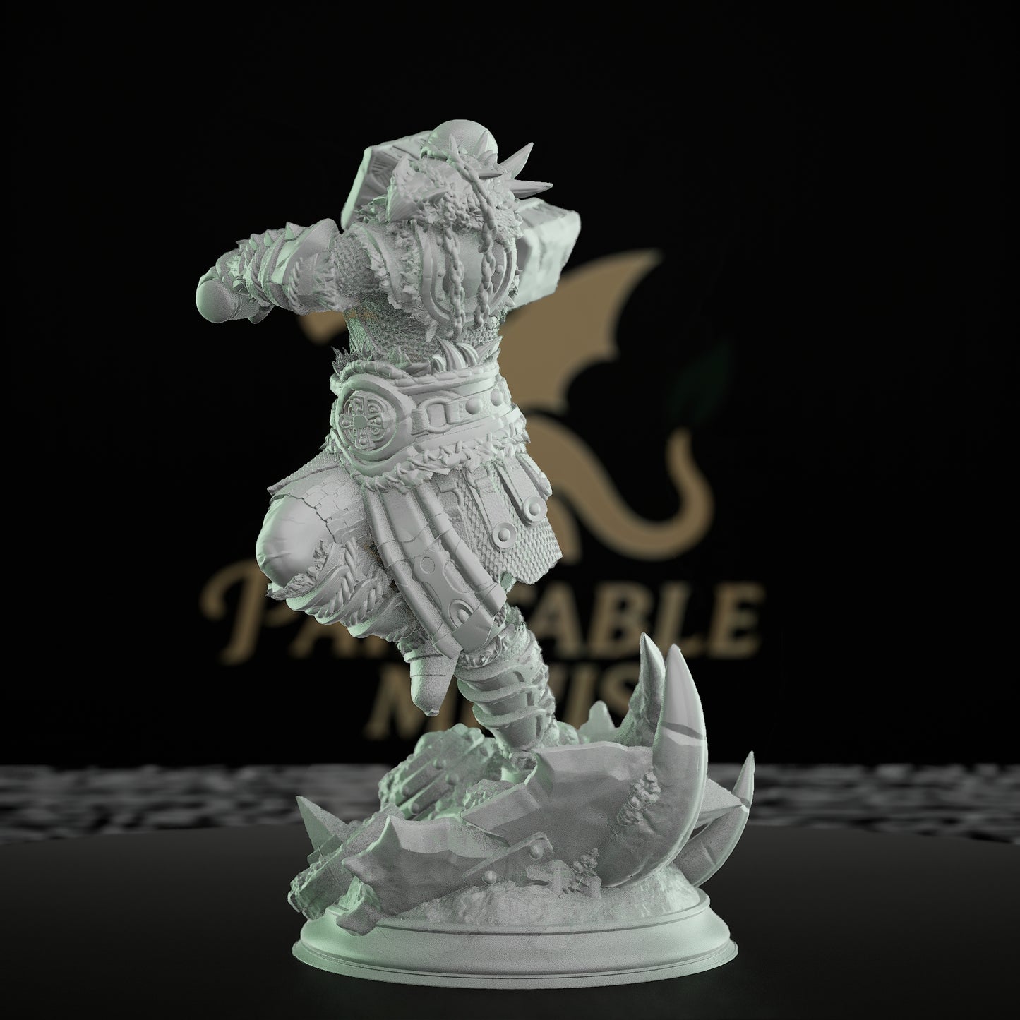 Dwarf Warrior Fighter Miniature | Medium | DM Stash | D&D DnD Pathfinder Miniature