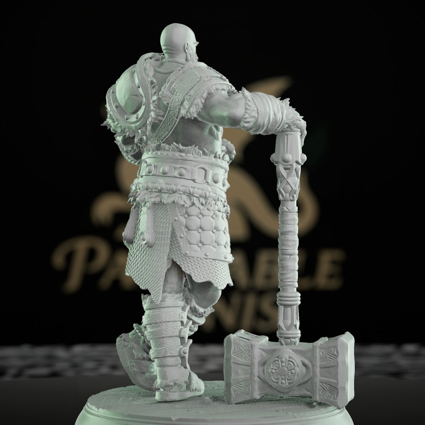 Human Fighter Mercenary Hammer Tankard | Medium | DM Stash | D&D DnD Pathfinder Miniature
