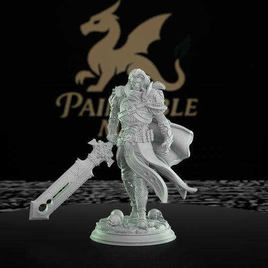 Dark Knight Paladin Miniature | Medium | DM Stash | D&D DnD Pathfinder Miniature