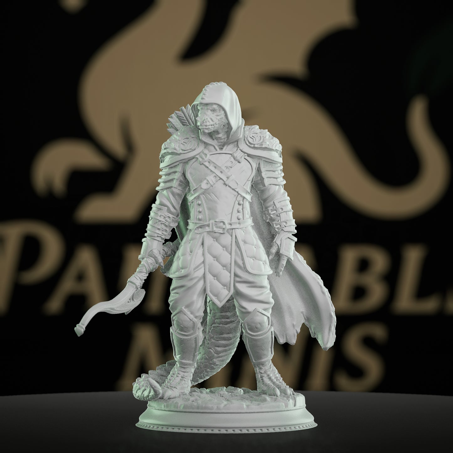 Lizardfolk Ranger Silent Hunter Bow | Medium | DM Stash | D&D DnD Pathfinder Miniature