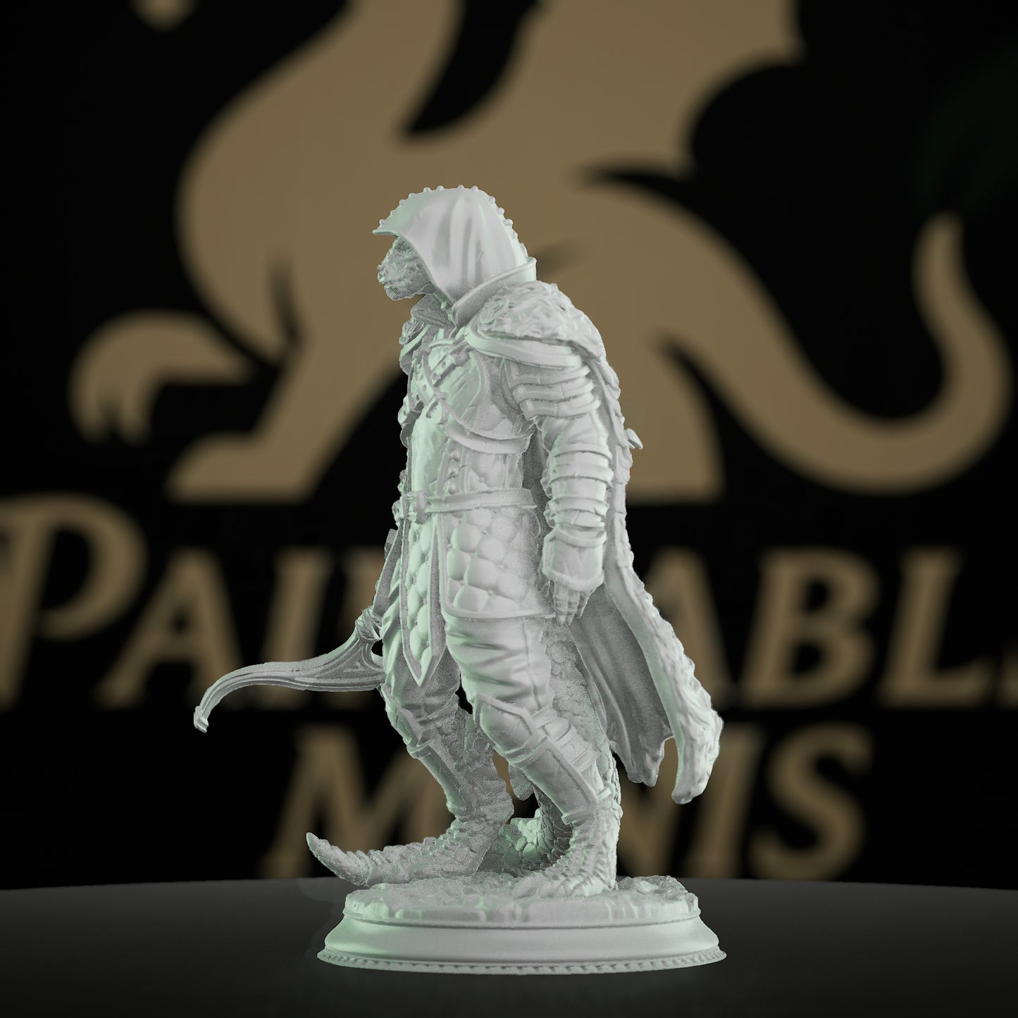 Lizardfolk Ranger Silent Hunter Bow | Medium | DM Stash | D&D DnD Pathfinder Miniature