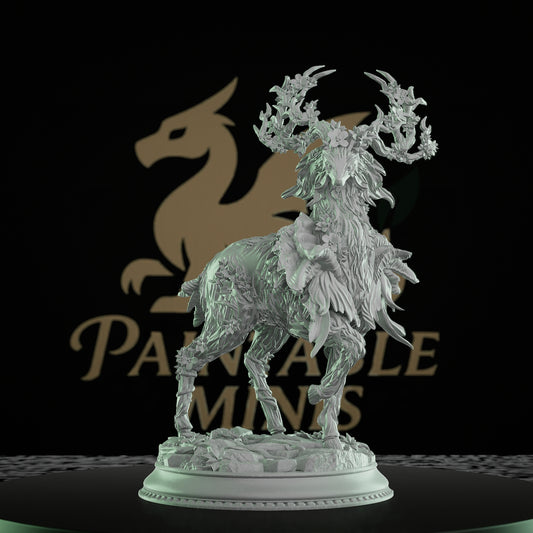 Forest Guardian Antlered Druid Fey | Large | DM Stash | D&D DnD Pathfinder Miniature