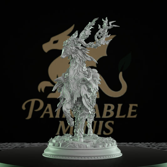 Forest Guardian Antlered Druid Fey | Large | DM Stash | D&D DnD Pathfinder Miniature