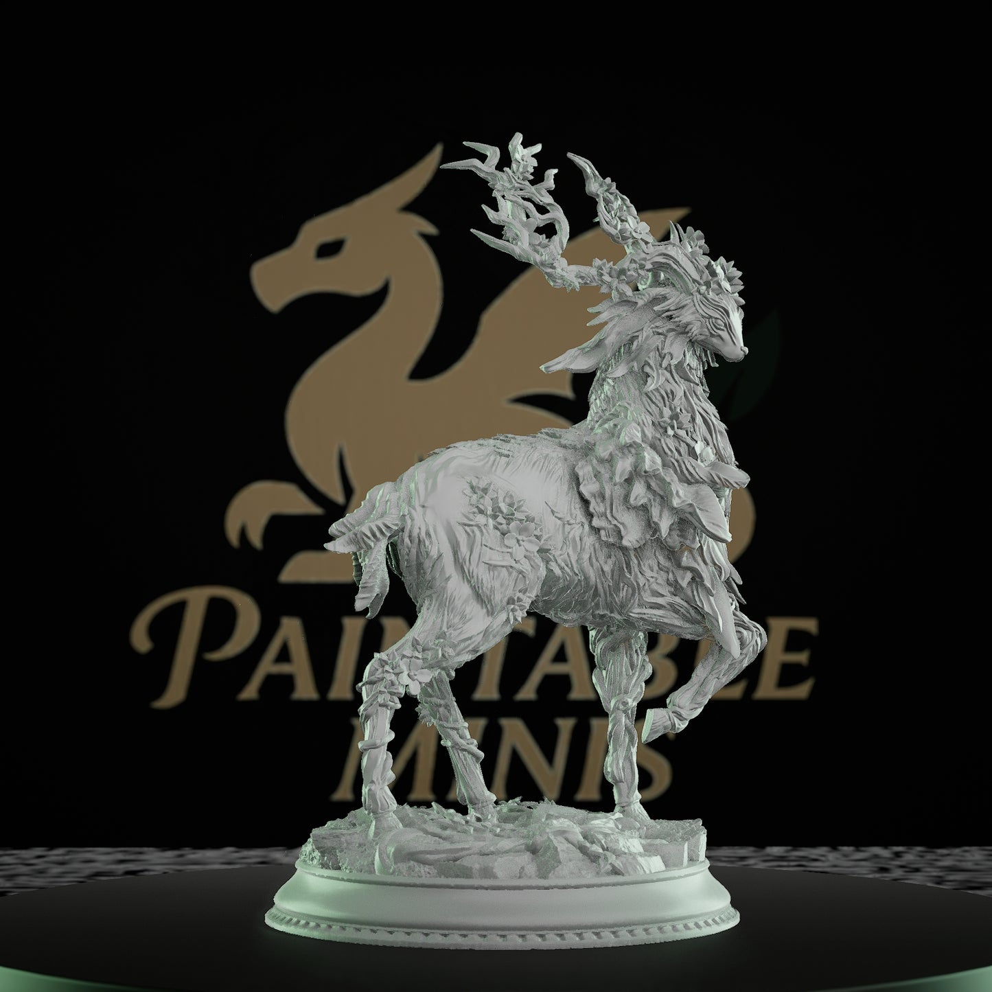 Forest Guardian Antlered Druid Fey | Large | DM Stash | D&D DnD Pathfinder Miniature