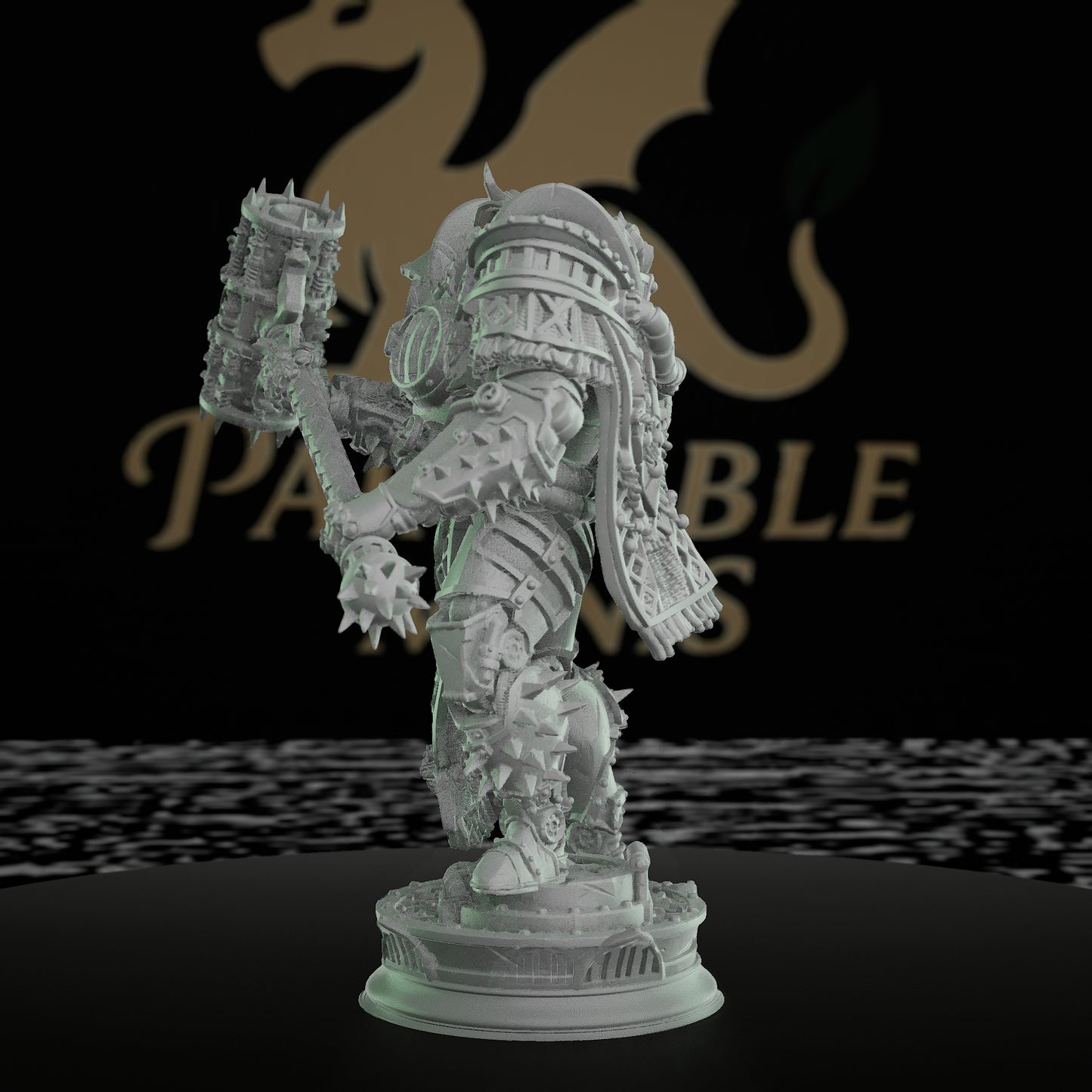 Soulforged Warrior Mechanical Armor Spiked | Medium | DM Stash | D&D DnD Pathfinder Miniature