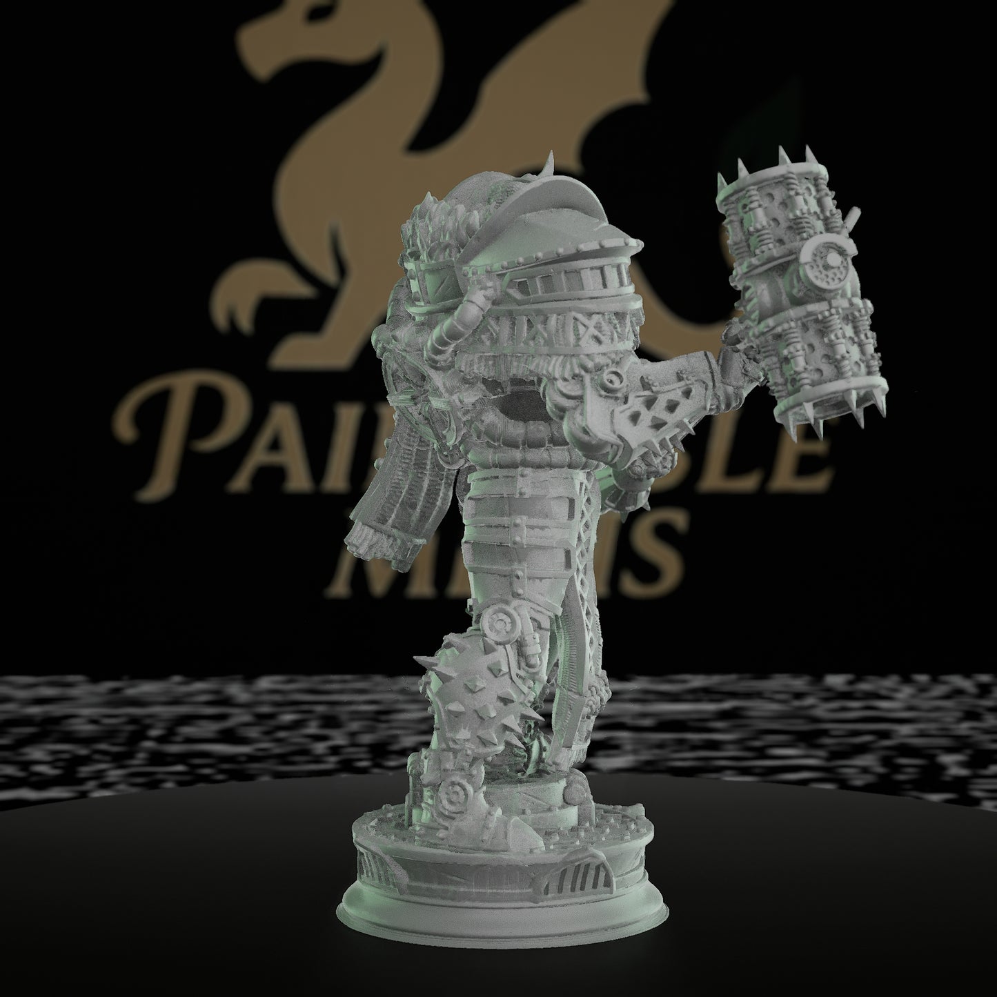 Soulforged Warrior Mechanical Armor Spiked | Medium | DM Stash | D&D DnD Pathfinder Miniature