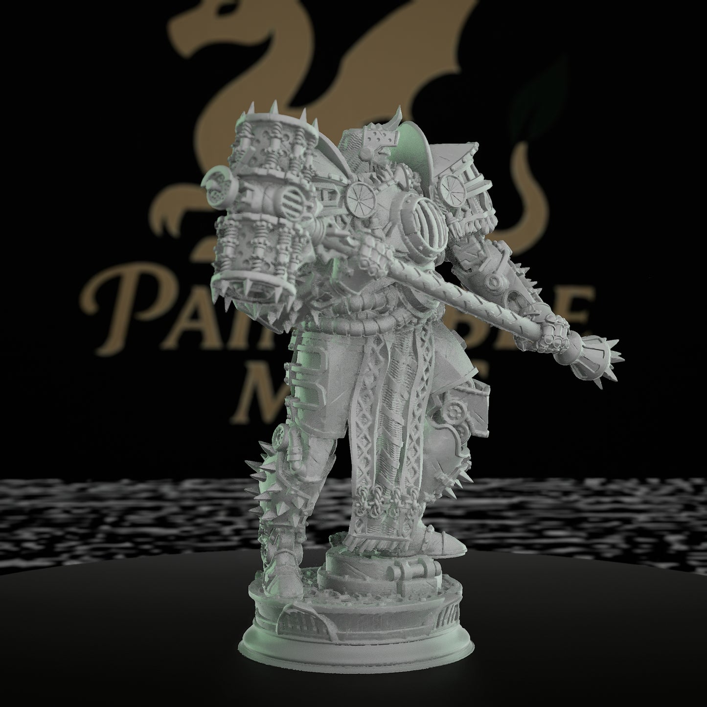 Soulforged Warrior Mechanical Armor Spiked | Medium | DM Stash | D&D DnD Pathfinder Miniature