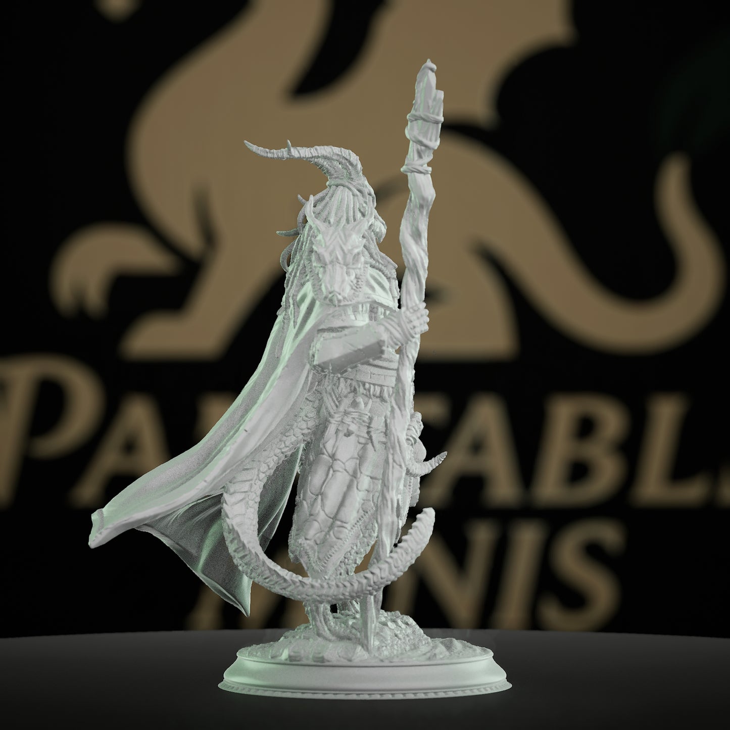 Lizardfolk Sorcerer Spellcaster Draconic Motifs | Medium | DM Stash | D&D DnD Pathfinder Miniature