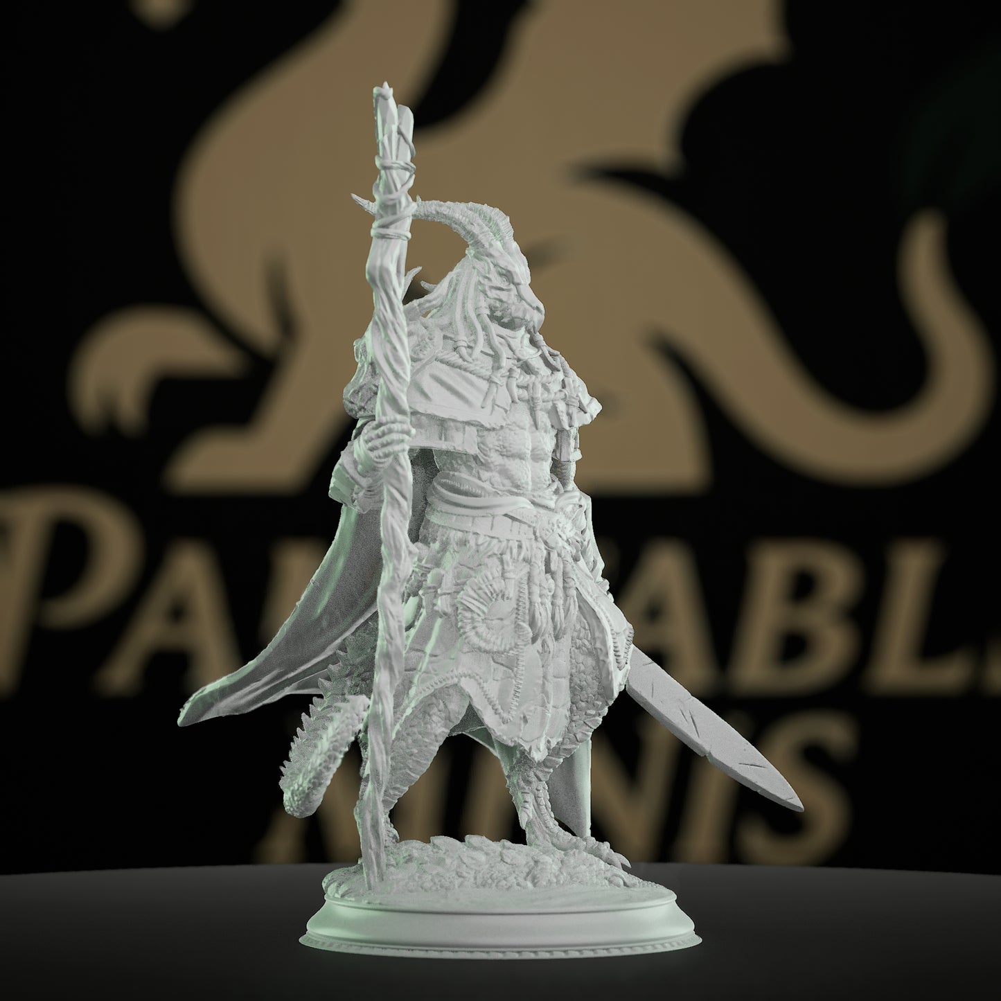 Lizardfolk Sorcerer Spellcaster Draconic Motifs | Medium | DM Stash | D&D DnD Pathfinder Miniature