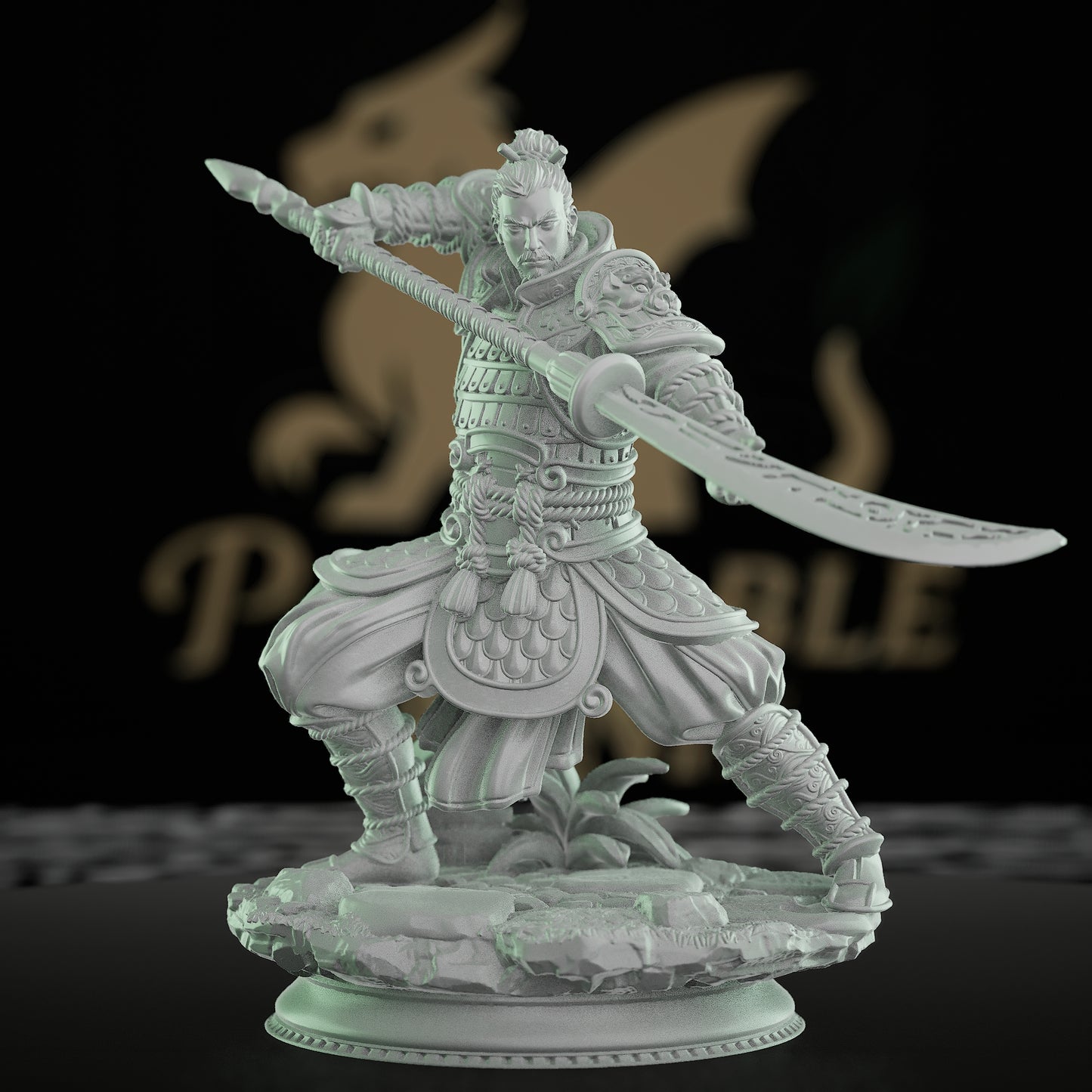 Awakened Warrior Fighter Human Swordsman | Medium | DM Stash | D&D DnD Pathfinder Miniature