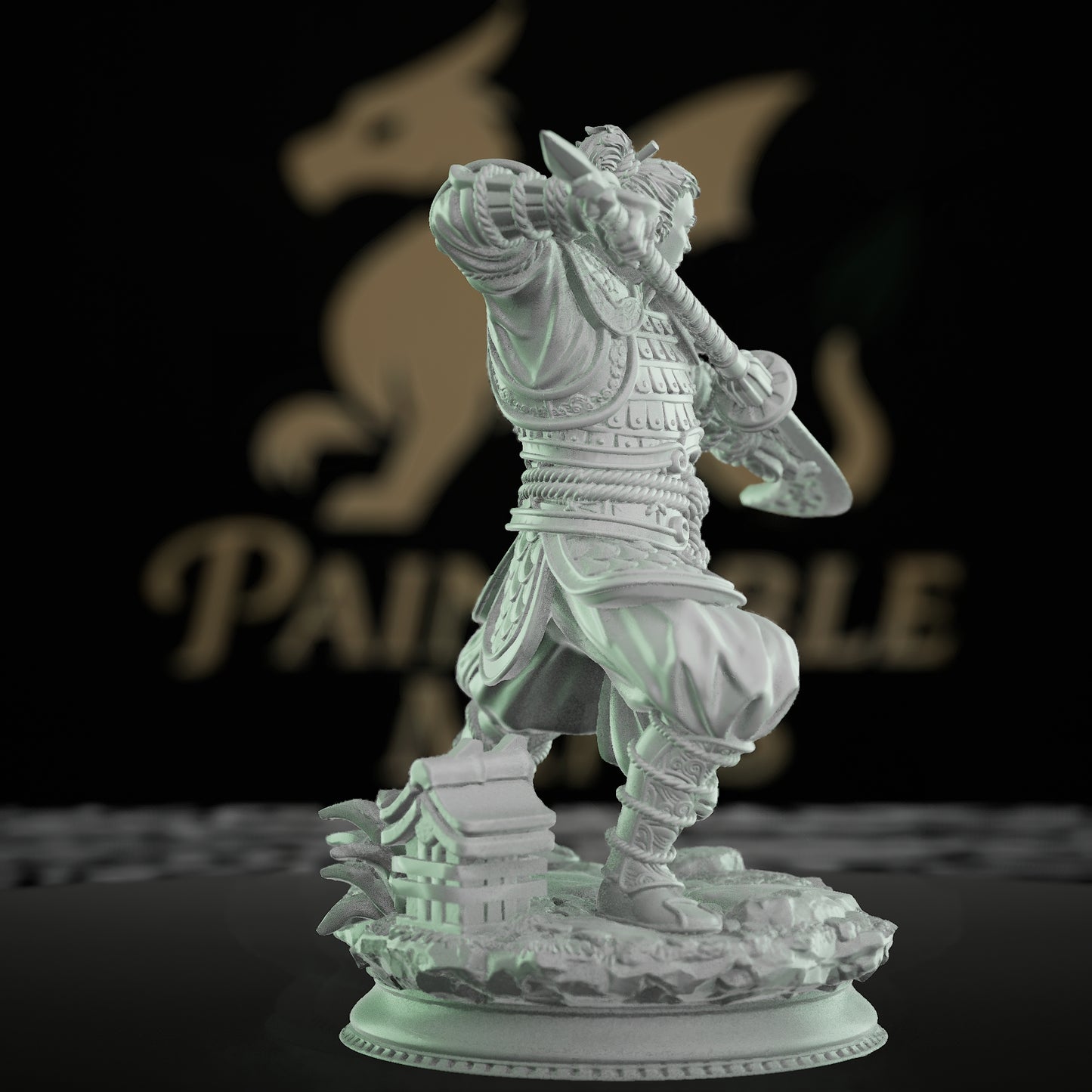 Awakened Warrior Fighter Human Swordsman | Medium | DM Stash | D&D DnD Pathfinder Miniature