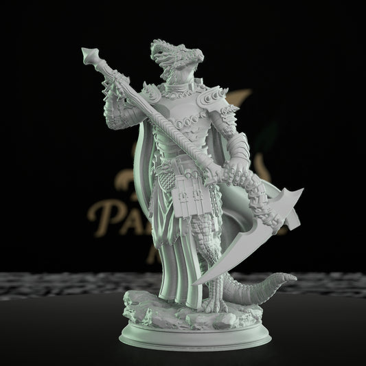 Silverscale Warlock Sorcerer Miniature | Medium | DM Stash | D&D DnD Pathfinder Miniature