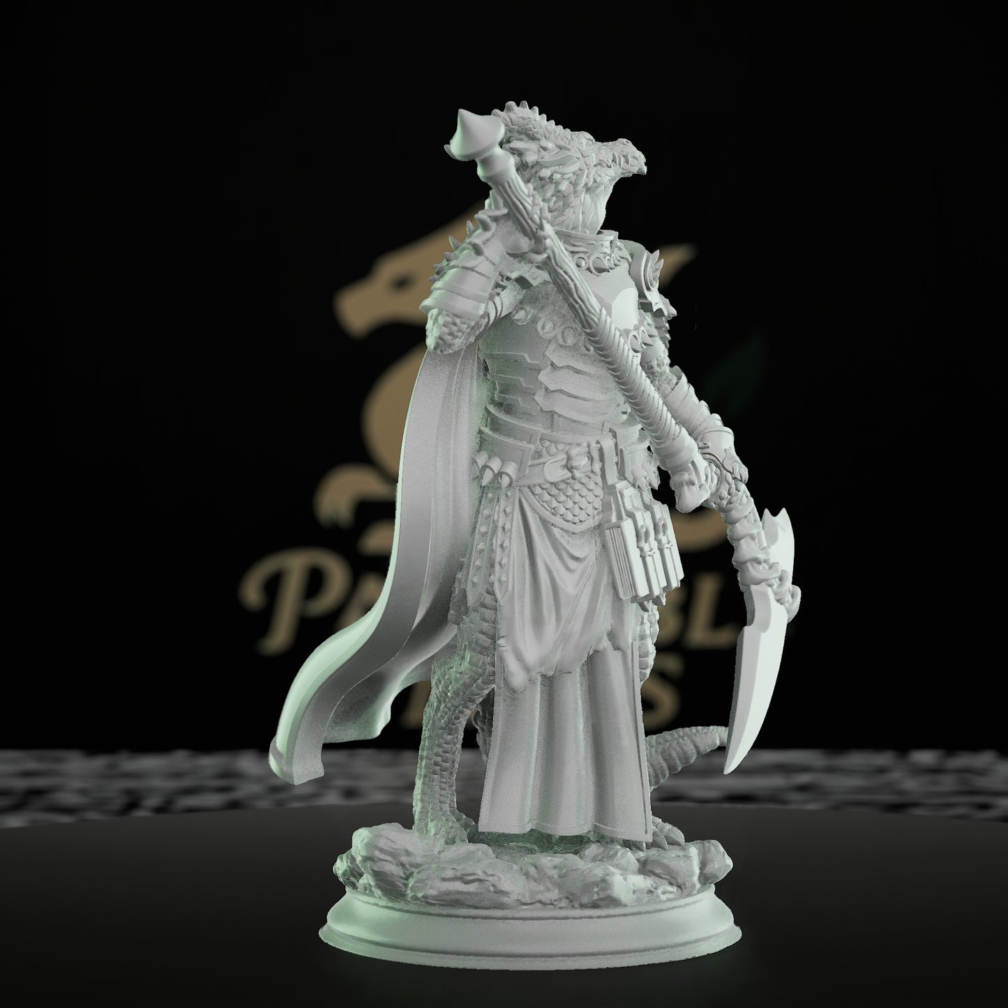 Silverscale Warlock Sorcerer Miniature | Medium | DM Stash | D&D DnD Pathfinder Miniature