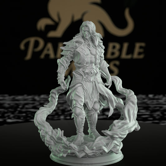 Sea Elf Navigator Spellcaster Miniature | Dungeons and Dragons Mini | RPG Tabletop Miniature | DnD Painting Pathfinder