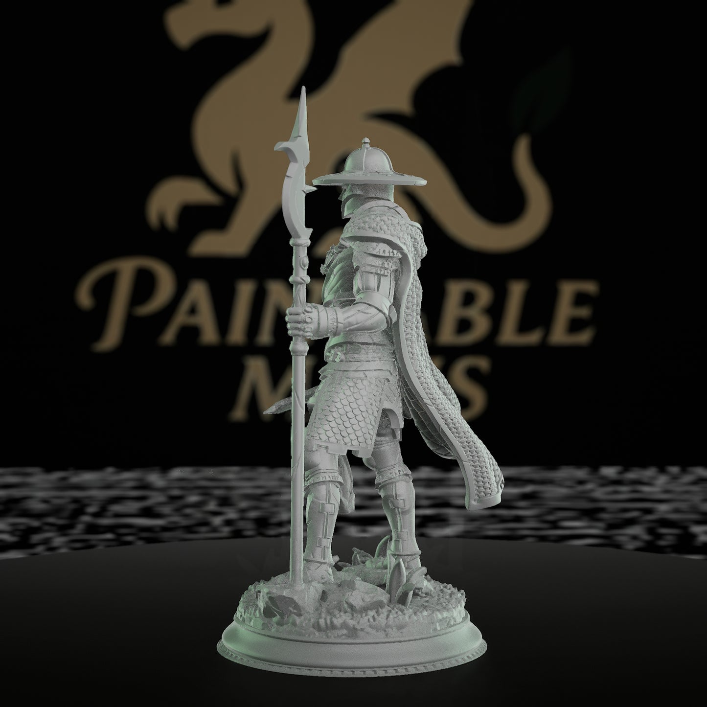 Inquisitor Fighter Miniature Figure Axe | Medium | DM Stash | D&D DnD Pathfinder Miniature