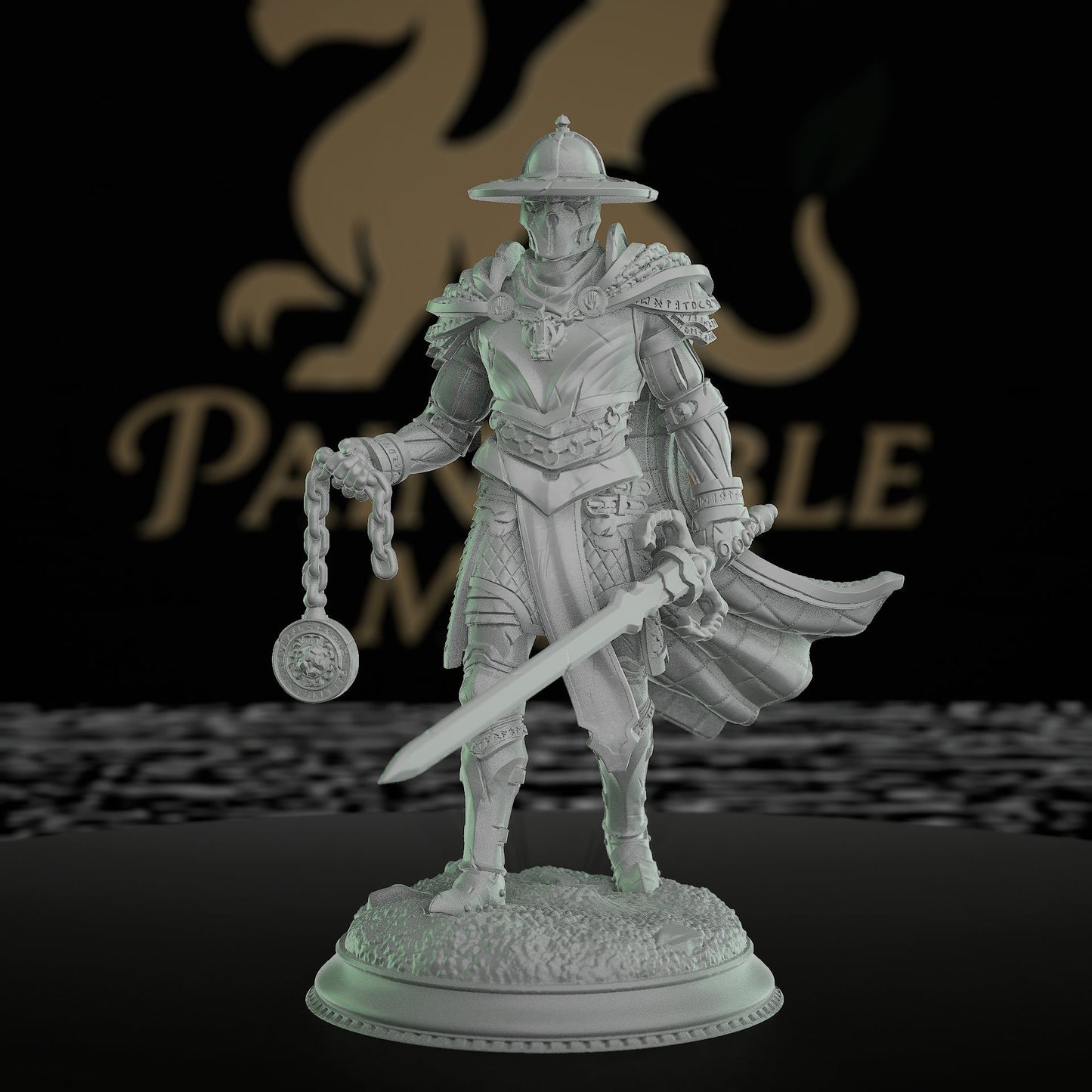 Inquisitor Fighter Miniature Figure Axe | Medium | DM Stash | D&D DnD Pathfinder Miniature