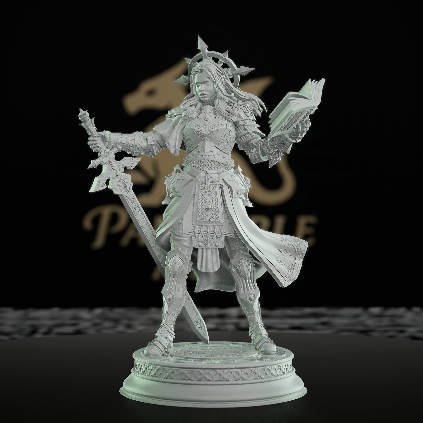 Paladin Warrior Cleric Miniature | Medium | DM Stash | D&D DnD Pathfinder Miniature