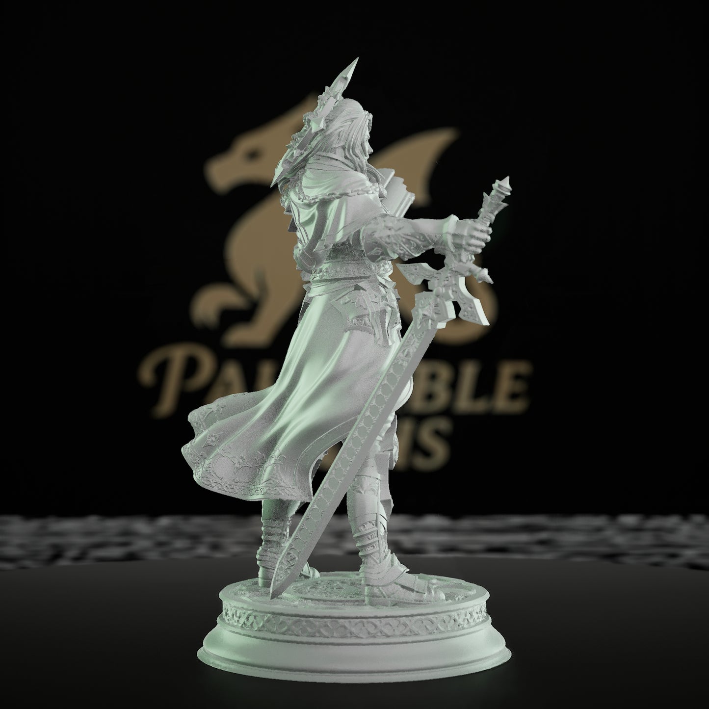 Paladin Warrior Cleric Miniature | Medium | DM Stash | D&D DnD Pathfinder Miniature