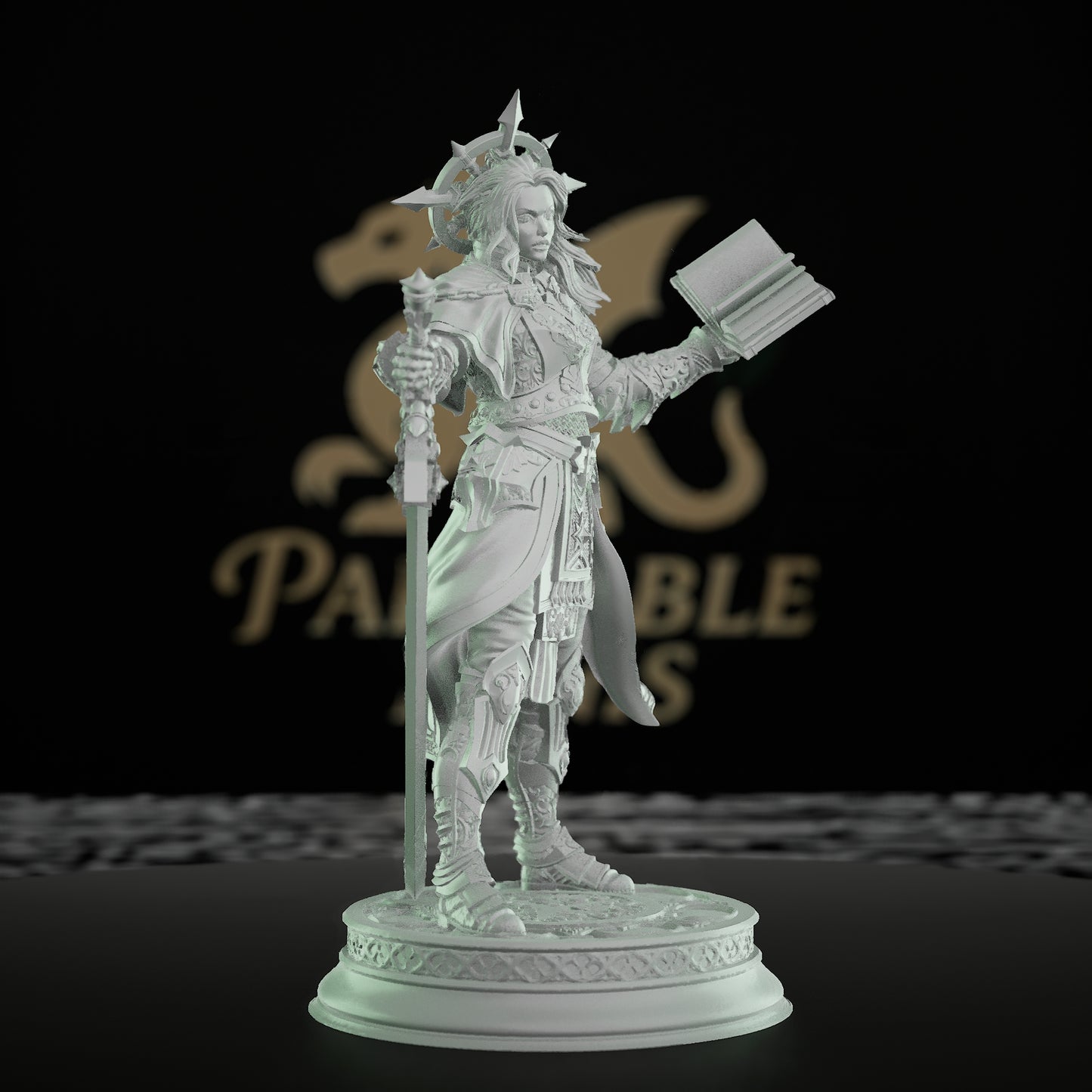 Paladin Warrior Cleric Miniature | Medium | DM Stash | D&D DnD Pathfinder Miniature