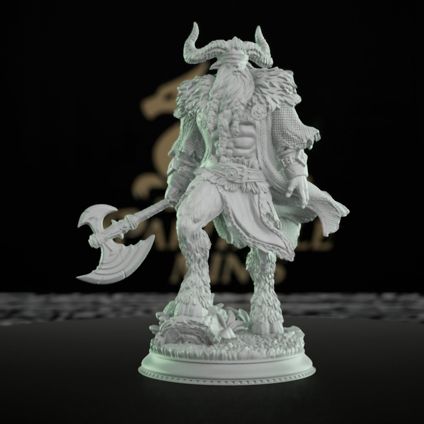 Satyr Mercenary Sellsword Miniature | Medium | DM Stash | D&D DnD Pathfinder Miniature