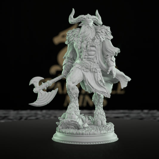 Satyr Mercenary Sellsword Miniature | Medium | DM Stash | D&D DnD Pathfinder Miniature