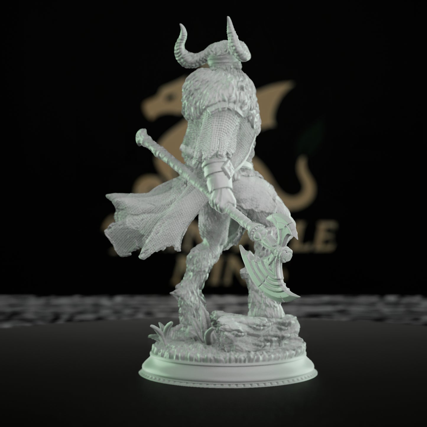Satyr Mercenary Sellsword Miniature | Medium | DM Stash | D&D DnD Pathfinder Miniature