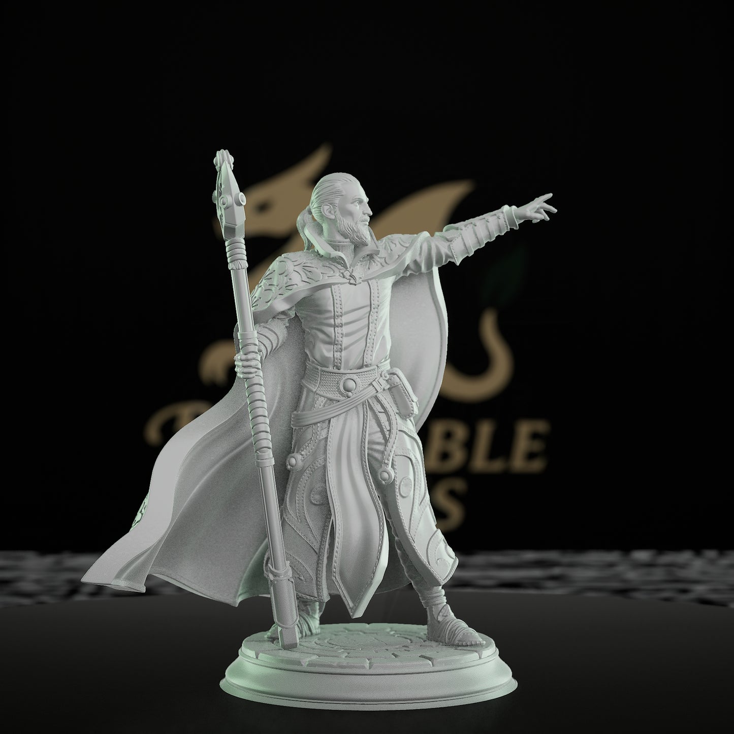 Wizard Spellcaster RPG Figure | Medium | DM Stash | D&D DnD Pathfinder Miniature