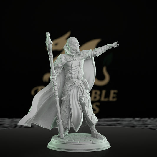 Wizard Spellcaster RPG Figure | Medium | DM Stash | D&D DnD Pathfinder Miniature