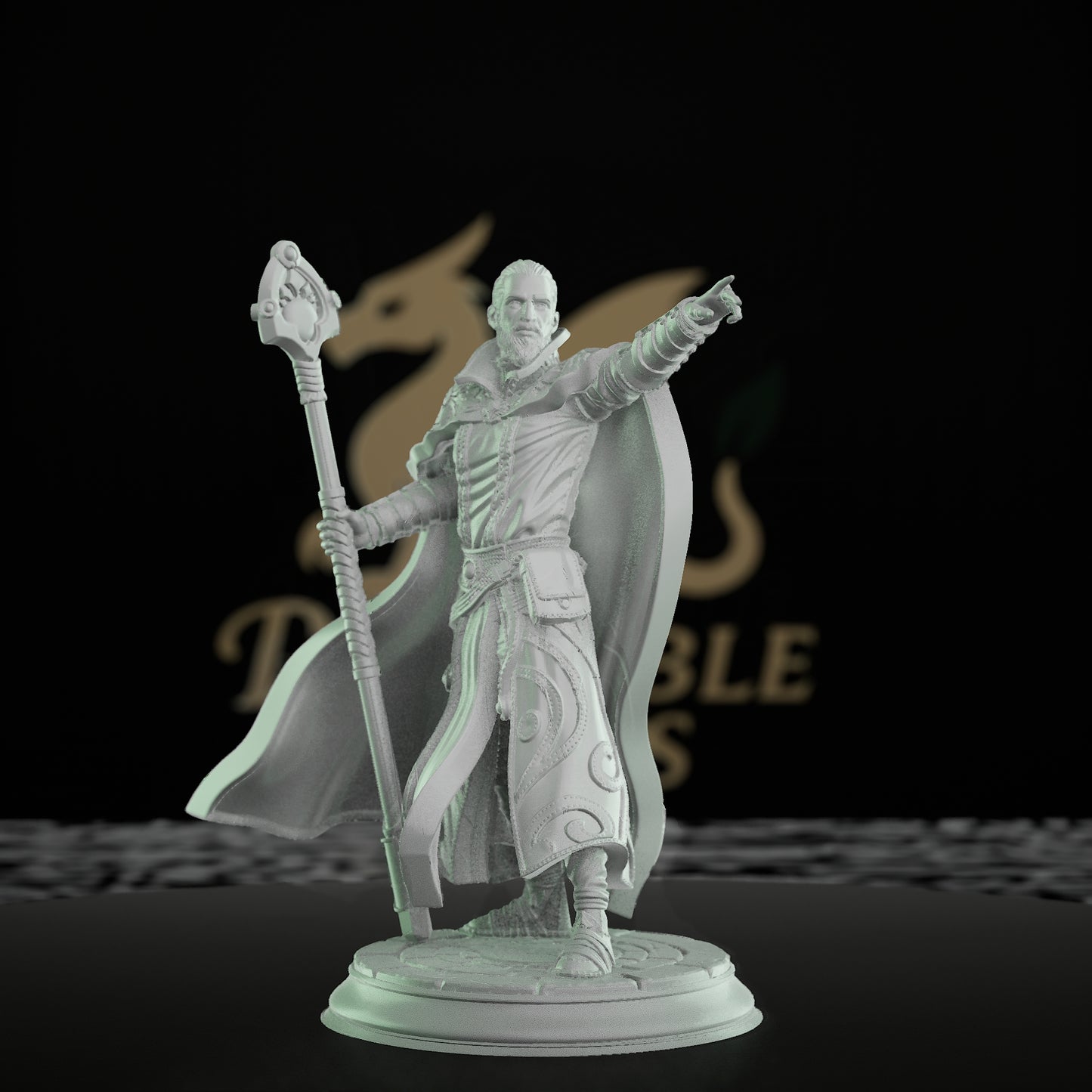 Wizard Spellcaster RPG Figure | Medium | DM Stash | D&D DnD Pathfinder Miniature