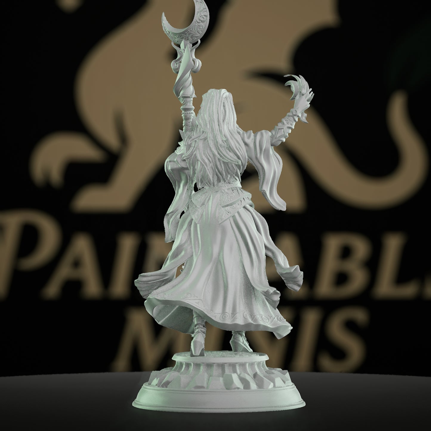 Drow High Priestess Sorcerer Miniature | Medium | DM Stash | D&D DnD Pathfinder Miniature