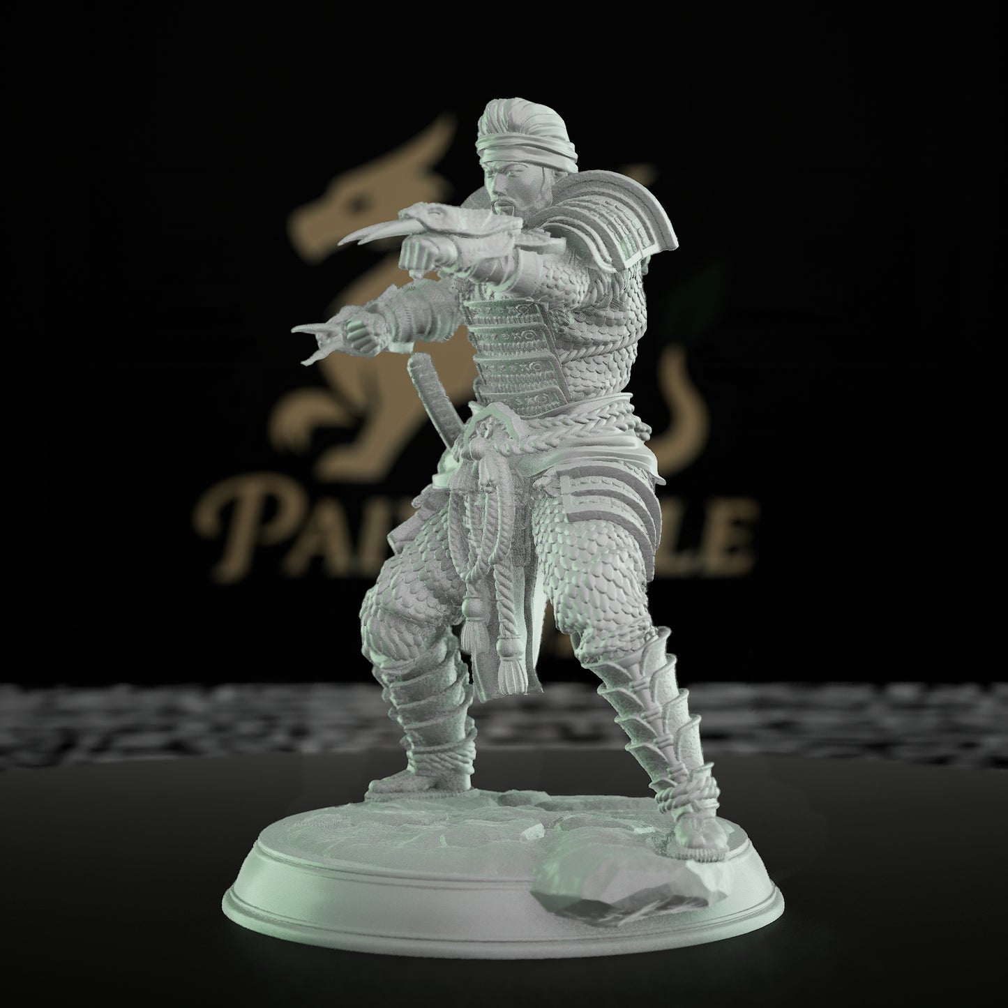 Spirit Samurai Swordmaster Hero | Medium | DM Stash | D&D DnD Pathfinder Miniature