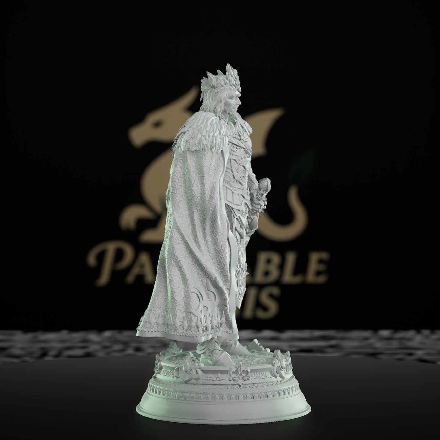 Majestic Human Warrior King Miniature | Medium | DM Stash | D&D DnD Pathfinder Miniature