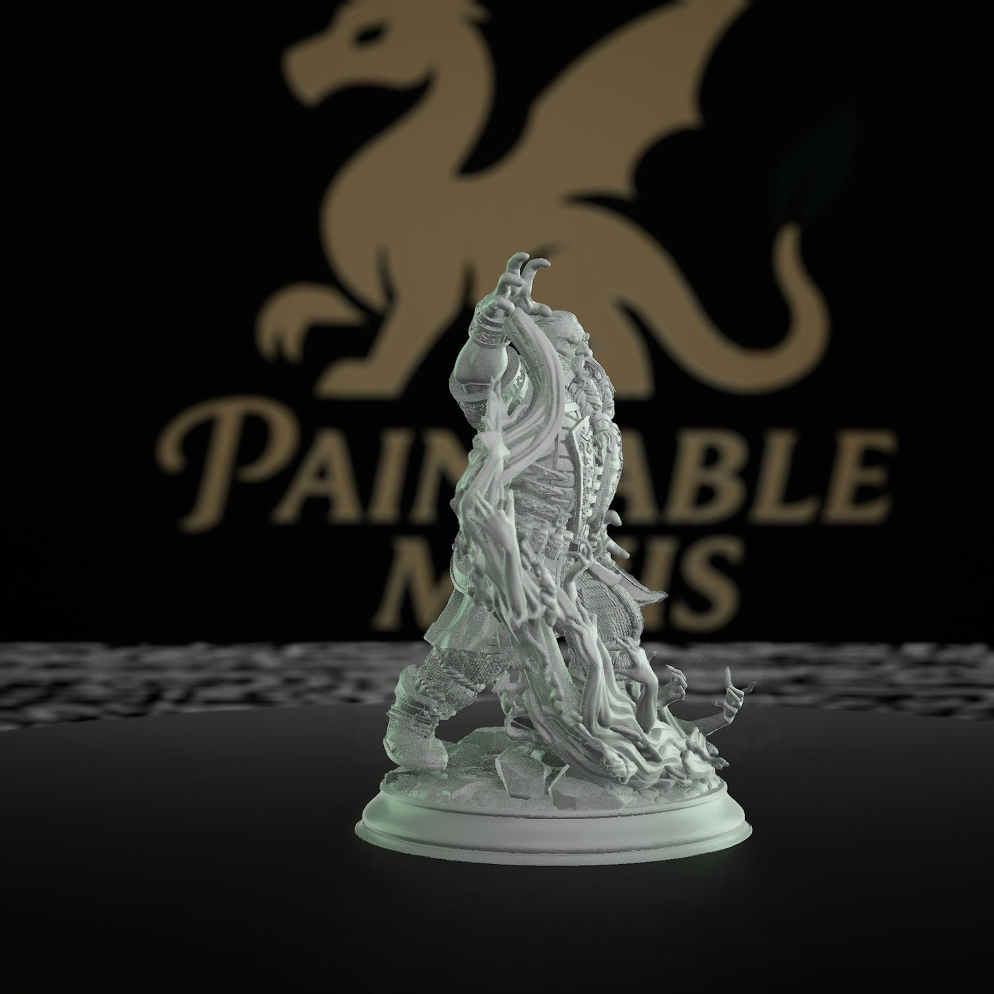 Korgrin Dwarf Blood Mage Sorcerer | Medium | DM Stash | D&D DnD Pathfinder Miniature