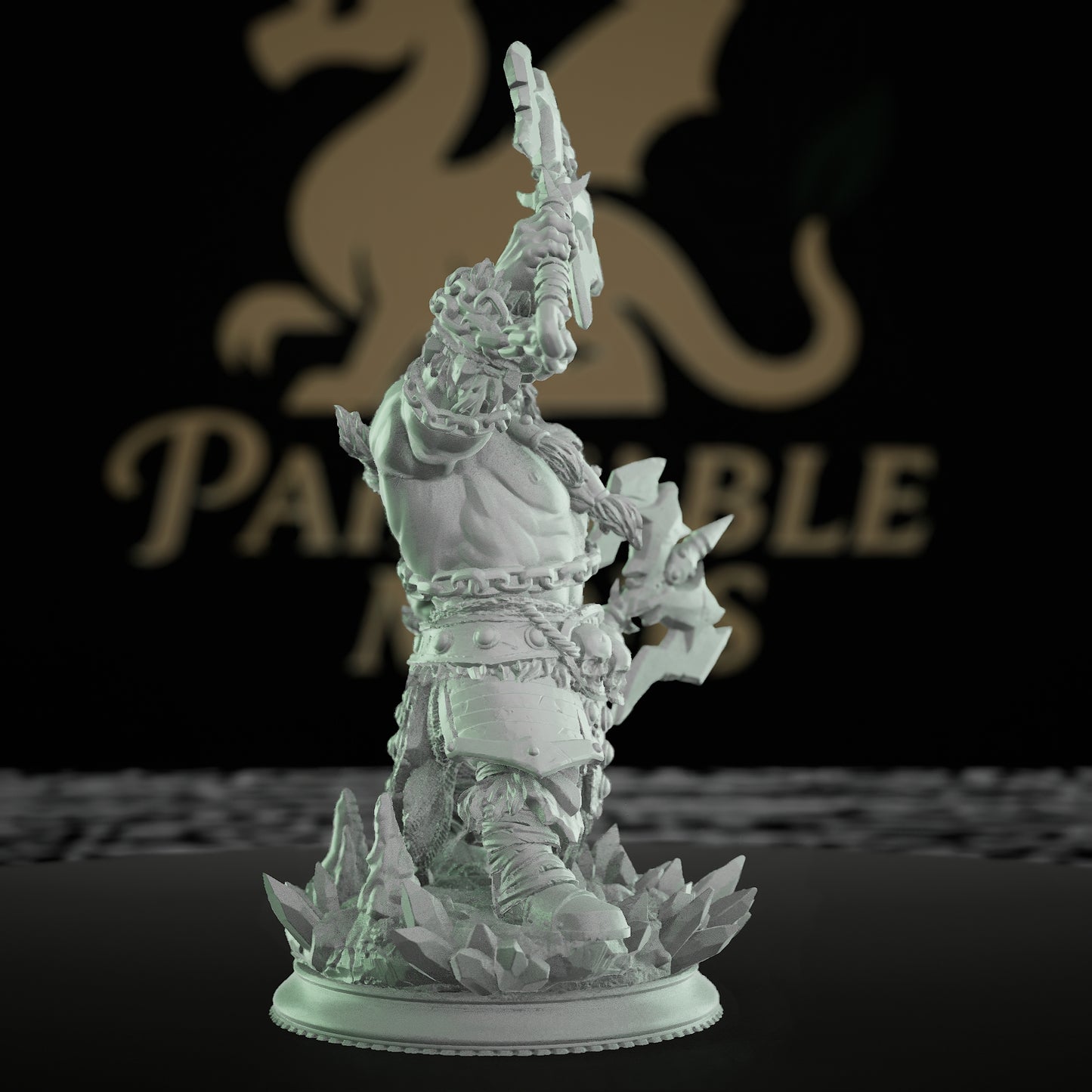 Dark Dwarf Champion Fighter | Medium | DM Stash | D&D DnD Pathfinder Miniature