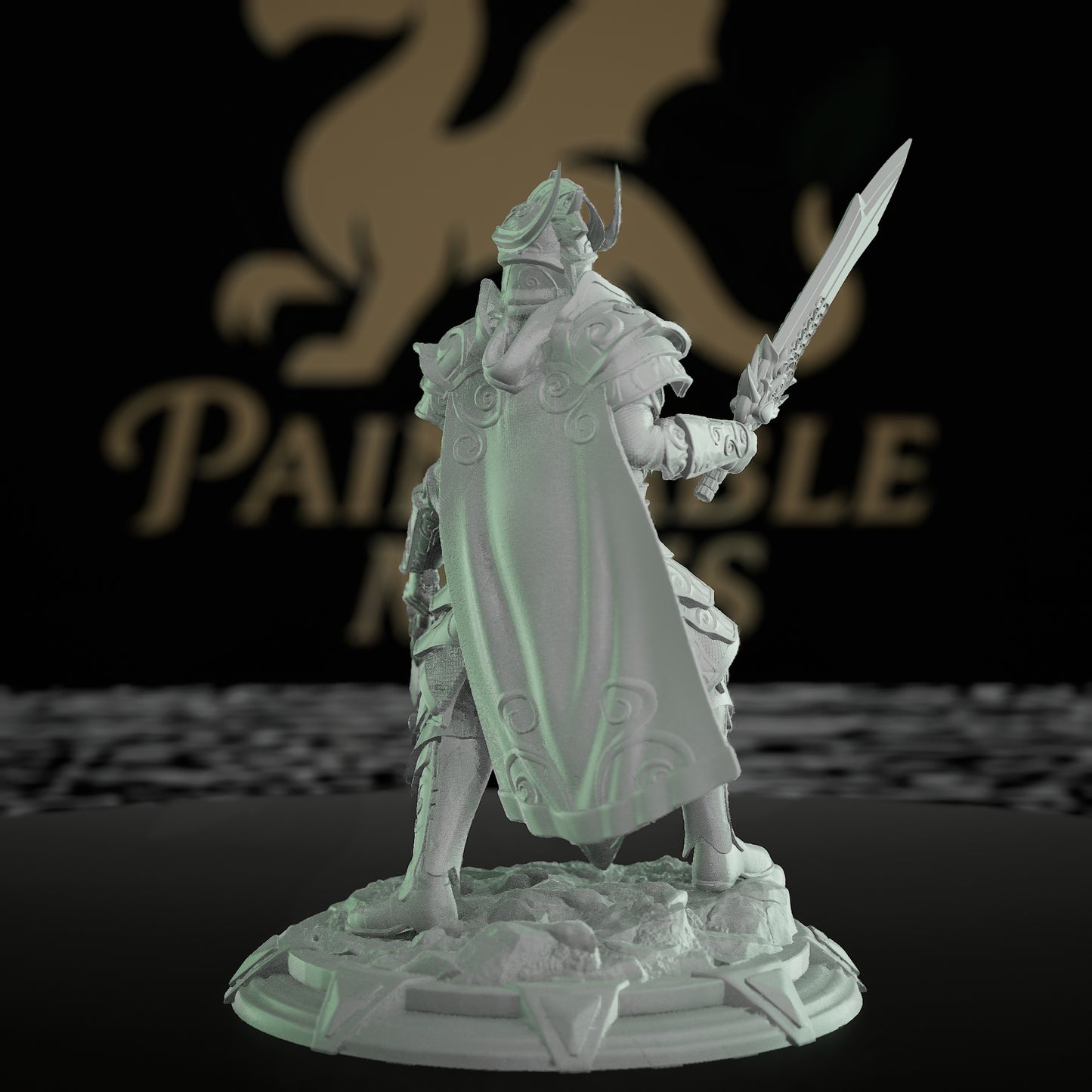 Elven Vanguard Soldier Brave Warrior | Medium | DM Stash | D&D DnD Pathfinder Miniature