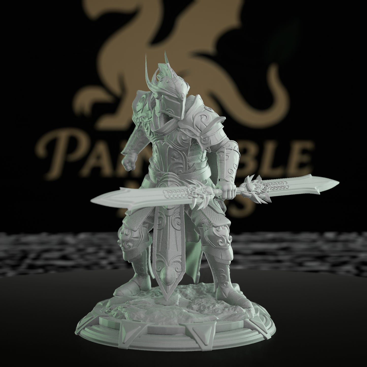 Elven Vanguard Soldier Brave Warrior | Medium | DM Stash | D&D DnD Pathfinder Miniature