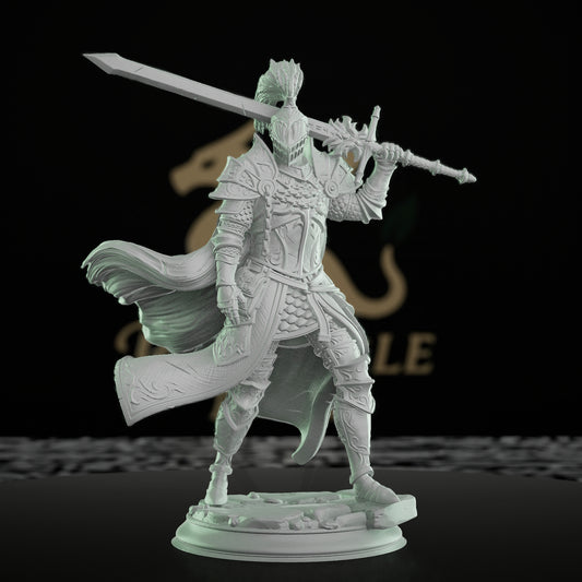 Paladin Knight Miniature Figure | Medium | DM Stash | D&D DnD Pathfinder Miniature