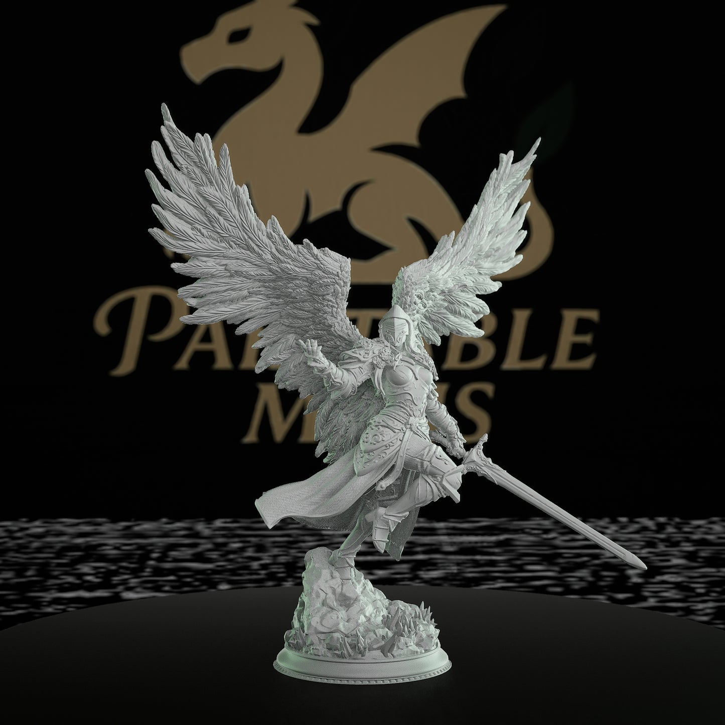 Angel Warrior Celestial Miniature | Medium | DM Stash | D&D DnD Pathfinder Miniature