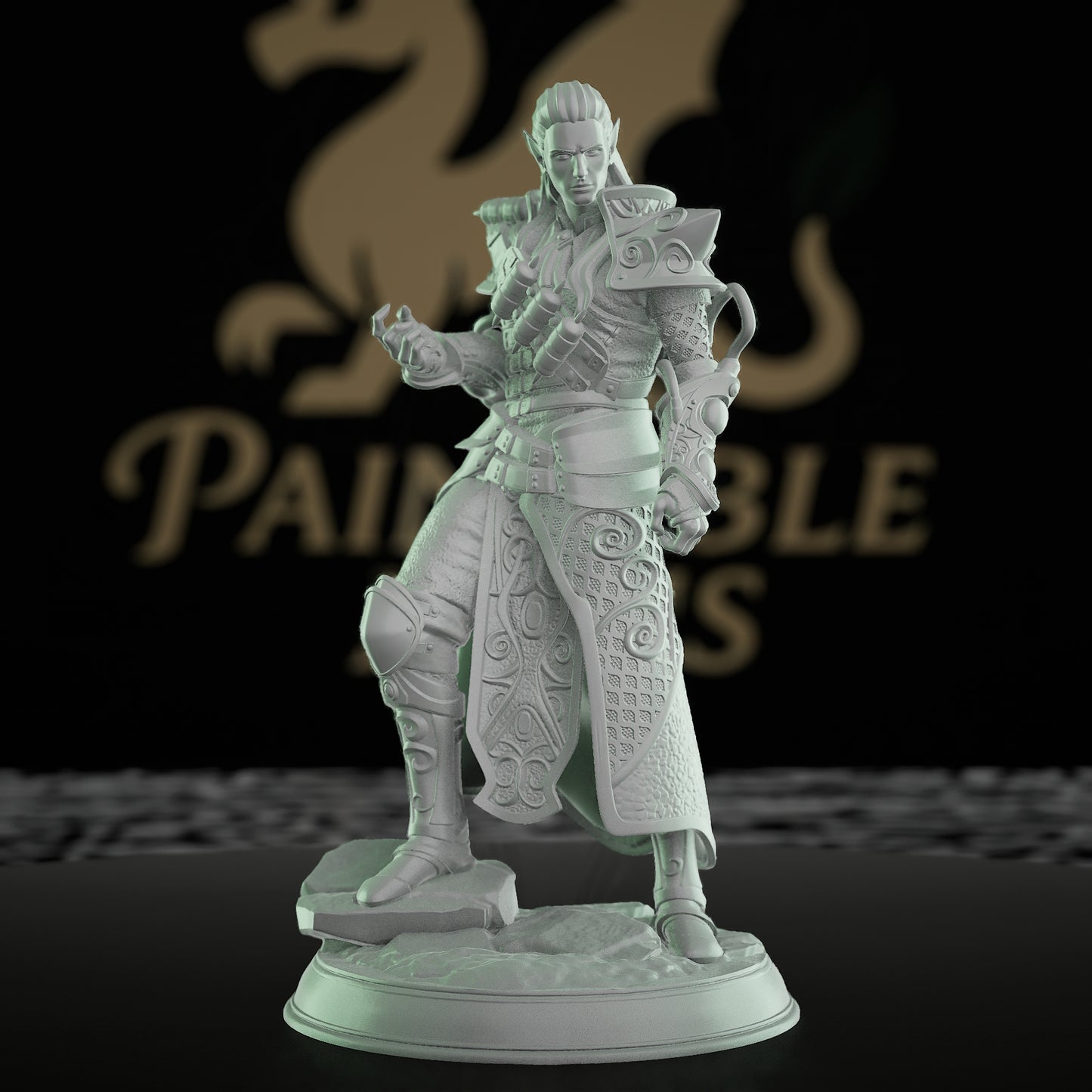 High Elf Arcane Mage Miniature | Medium | DM Stash | D&D DnD Pathfinder Miniature