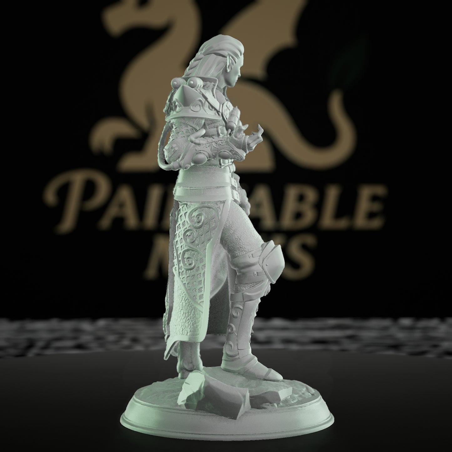 High Elf Arcane Mage Miniature | Medium | DM Stash | D&D DnD Pathfinder Miniature