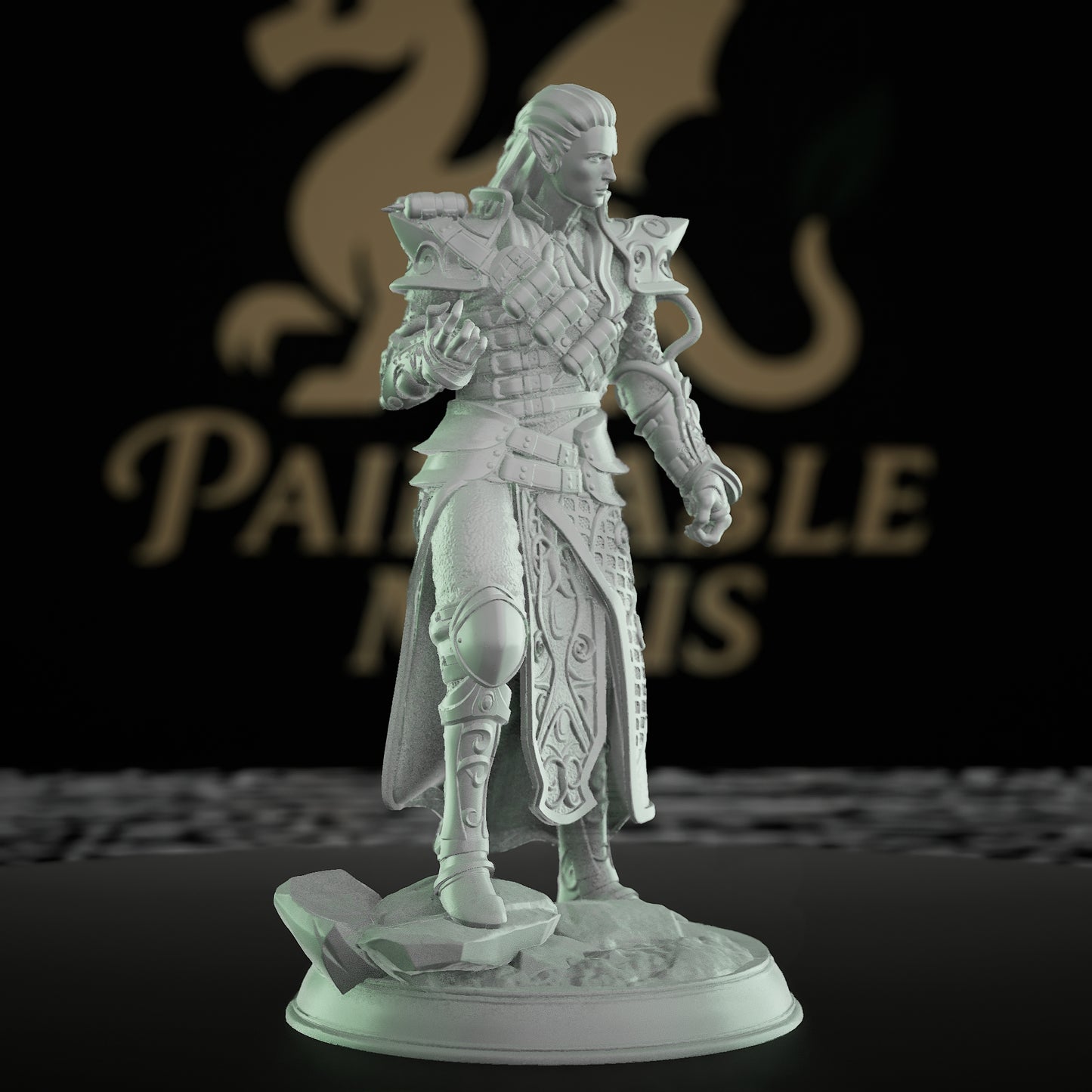 High Elf Arcane Mage Miniature | Medium | DM Stash | D&D DnD Pathfinder Miniature