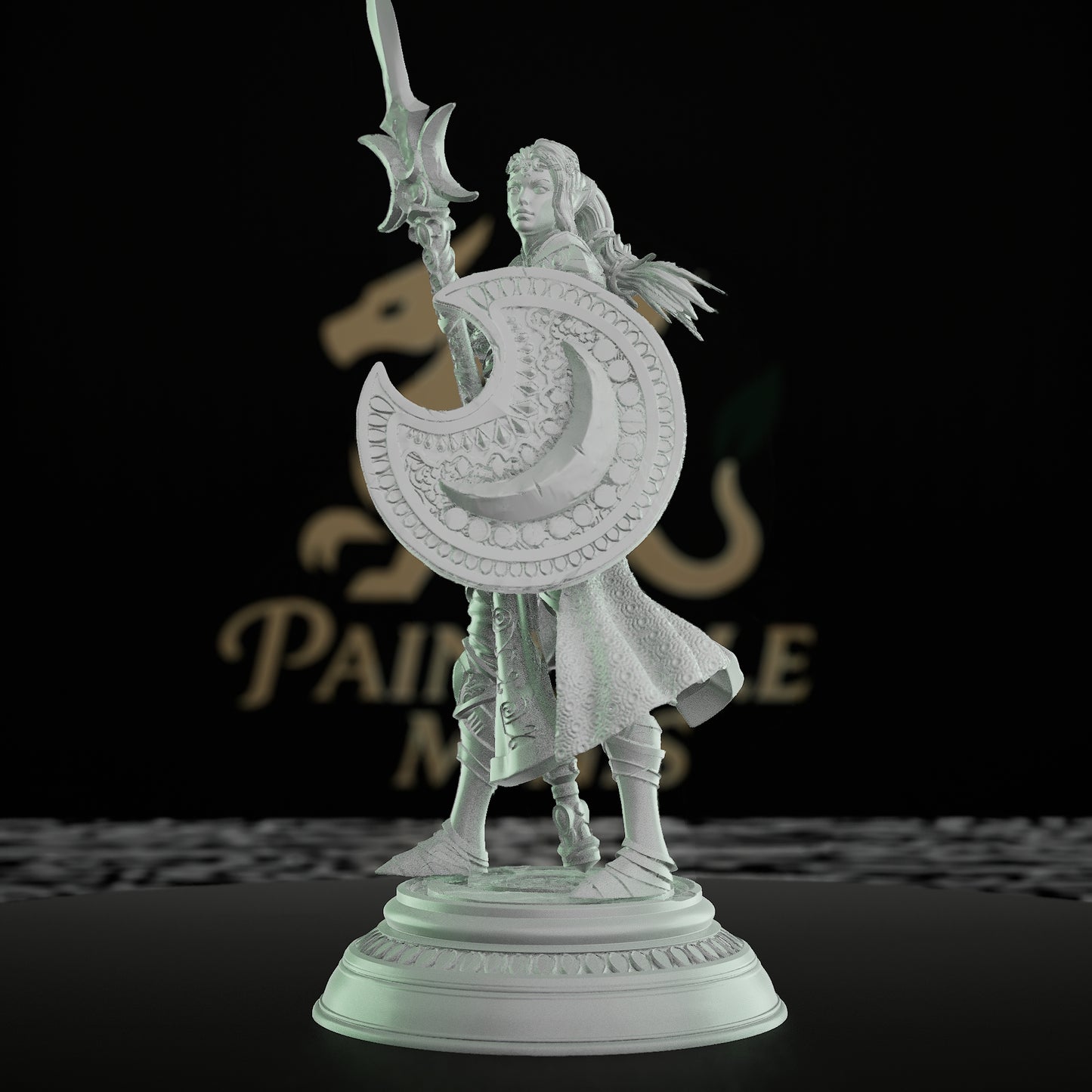 Half-Drow Cleric Spellcaster D&D | Medium | DM Stash | D&D DnD Pathfinder Miniature