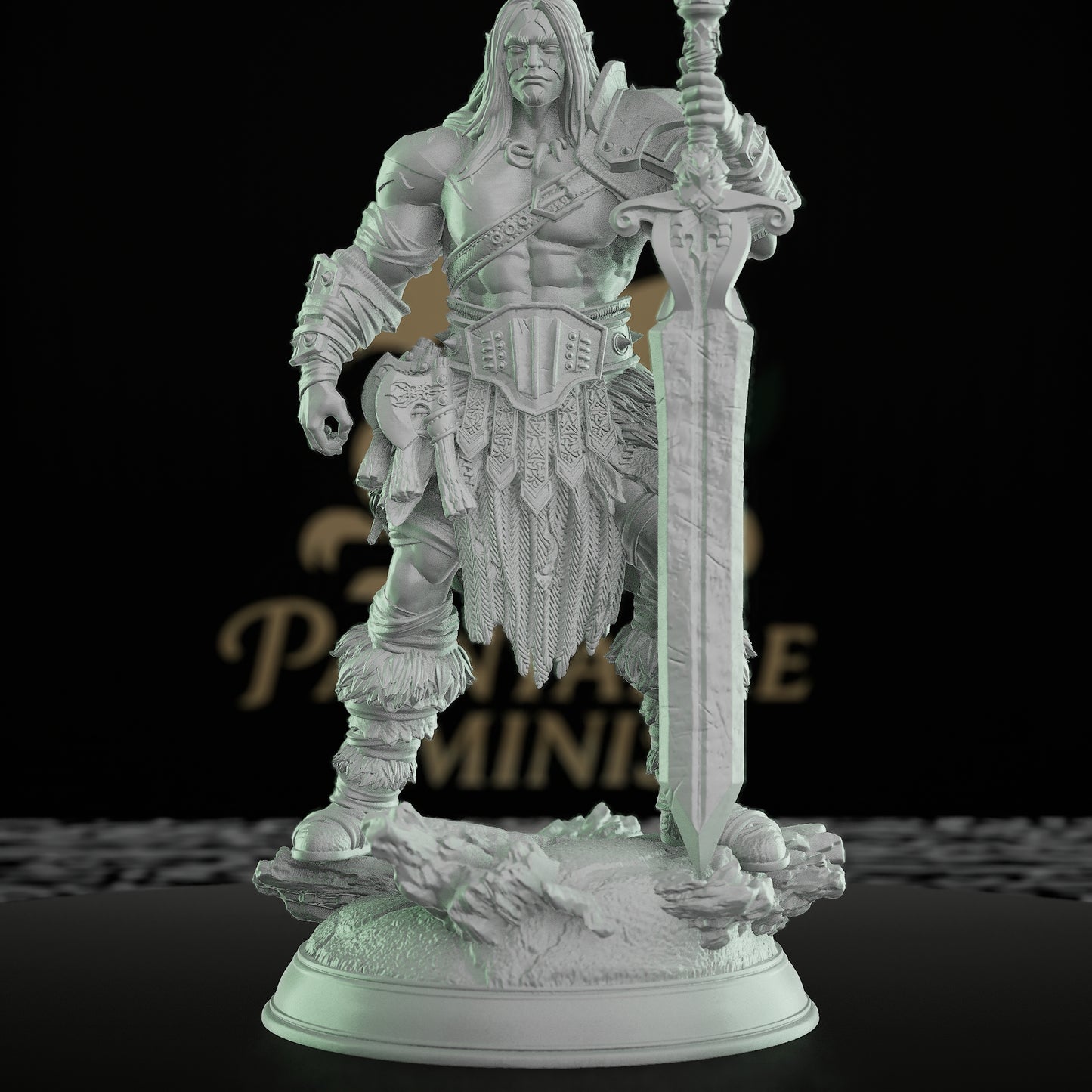 Barbarian Warrior Hero Miniature Figures | Medium | DM Stash | D&D DnD Pathfinder Miniature