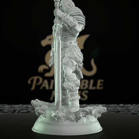 Barbarian Warrior Hero Miniature Figures | Medium | DM Stash | D&D DnD Pathfinder Miniature