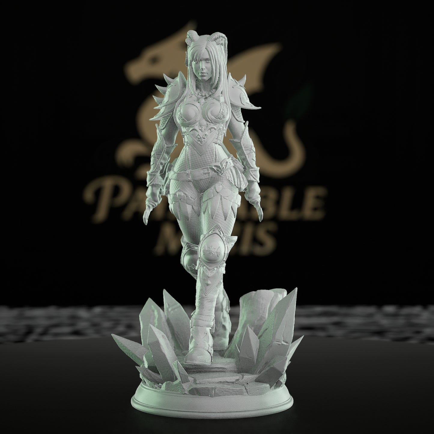 Tiefling Assassin Rogue Mini | Medium | DM Stash | D&D DnD Pathfinder Miniature