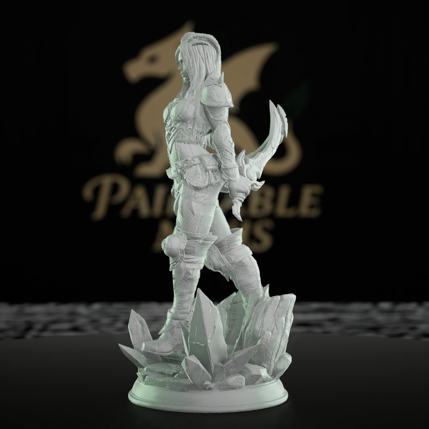 Tiefling Assassin Rogue Mini | Medium | DM Stash | D&D DnD Pathfinder Miniature